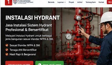 Jasa Instalasi Hydrant Profesional PT Citra Adipratama Sakti