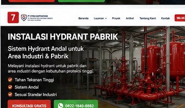 Jasa Instalasi Hydrant Pabrik PT Citra Adipratama Sakti