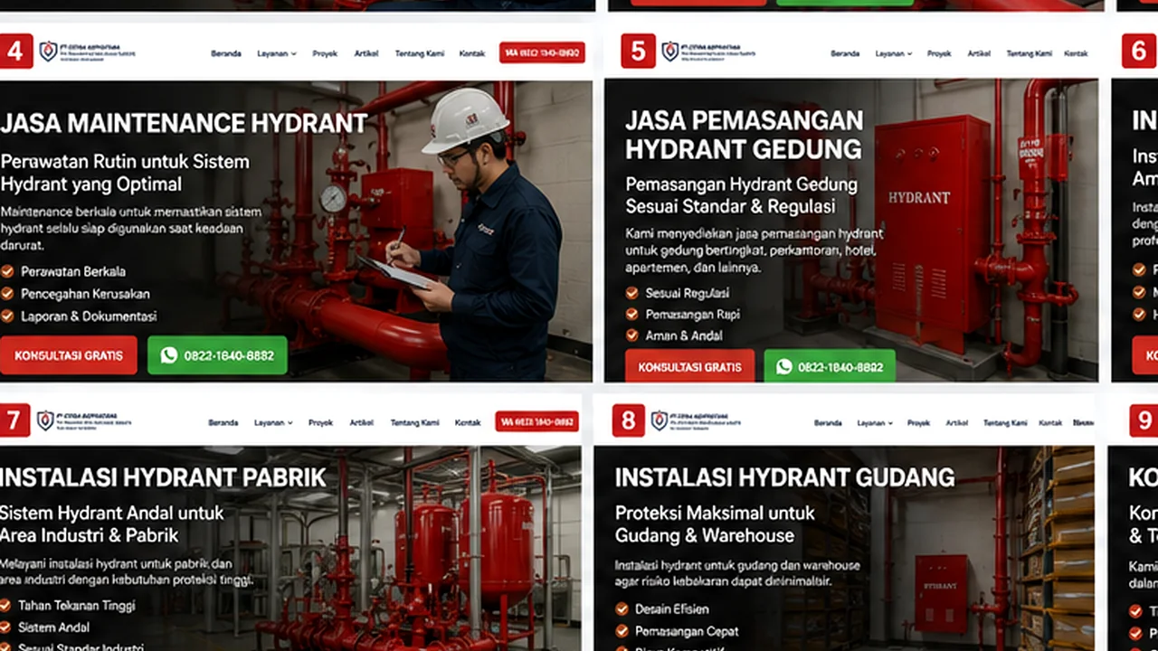 Perbaikan Valve Hydrant PT Citra Adipratama Sakti